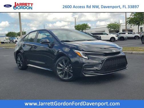 Midnight Black Metallic 2025 Toyota Corolla SE