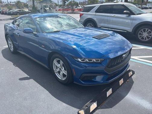 Atlas Blue Metallic 2024 Ford Mustang EcoBoost