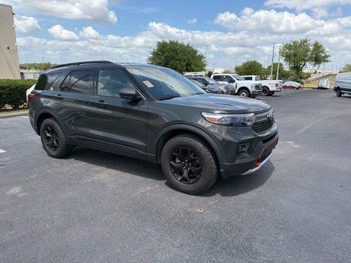 Green Metallic 2023 Ford Explorer Timberline