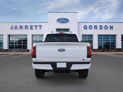 Space White Metallic 2025 Ford F-150 Lightning Flash