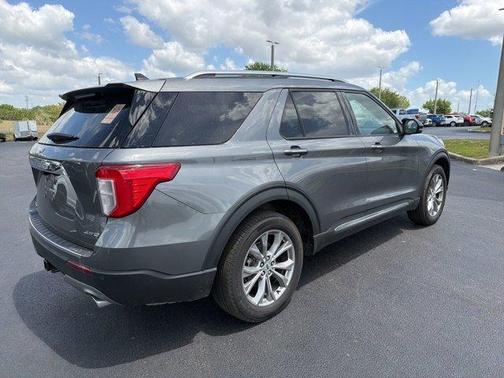 Gray Metallic 2023 Ford Explorer Limited