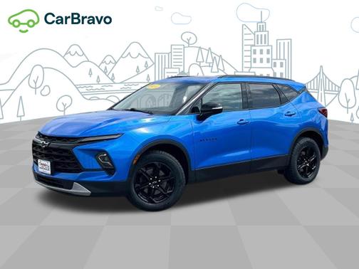 Riptide Blue Metallic 2024 Chevrolet Blazer 3LT