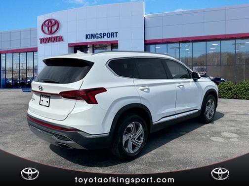 Quartz White 2021 Hyundai SANTA FE SEL 2.4