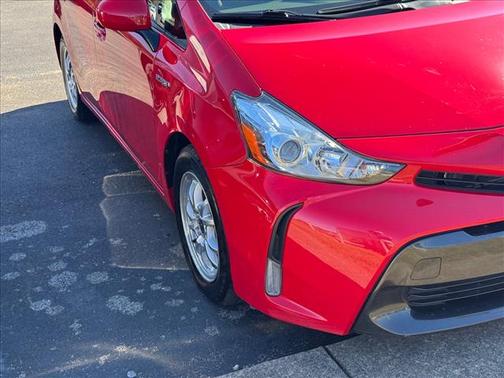 Absolutely Red 2017 Toyota Prius v Three