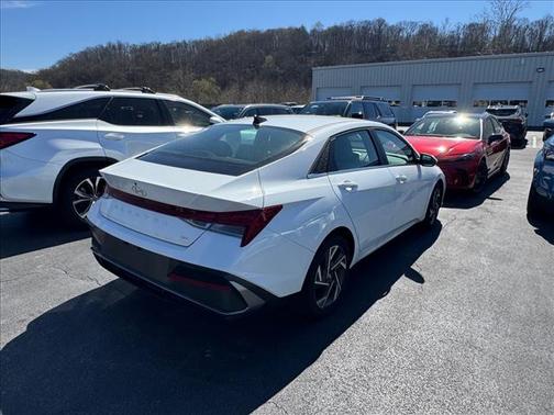 Serenity White 2025 Hyundai ELANTRA HEV Limited