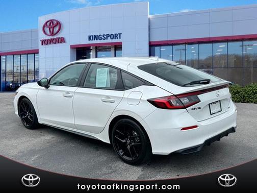 Platinum White Pearl 2026 Honda Civic Hybrid Sport