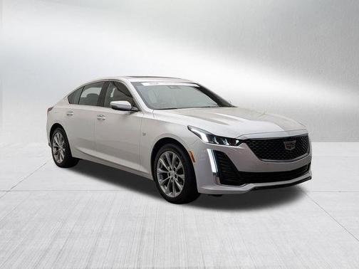 Crystal White Tri-Coat 2022 Cadillac CT5 Premium Luxury AWD