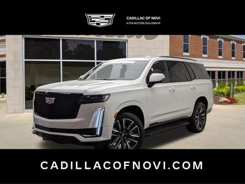 Crystal White Tri-Coat 2024 Cadillac Escalade Sport
