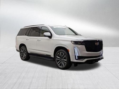 Crystal White Tri-Coat 2024 Cadillac Escalade Sport