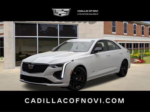 Summit White 2023 Cadillac CT4-V V-Series