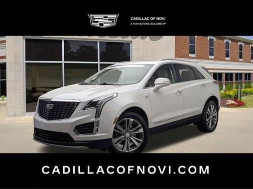 Crystal White Tri-Coat 2024 Cadillac XT5 Premium Luxury