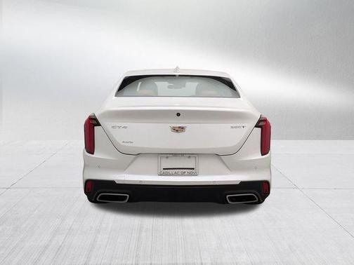 Crystal White Tri-Coat 2023 Cadillac CT4 Premium Luxury
