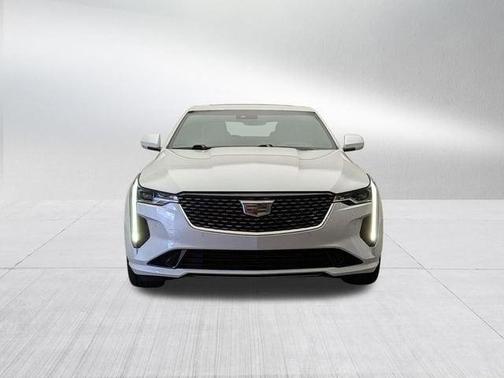 Crystal White Tri-Coat 2023 Cadillac CT4 Premium Luxury