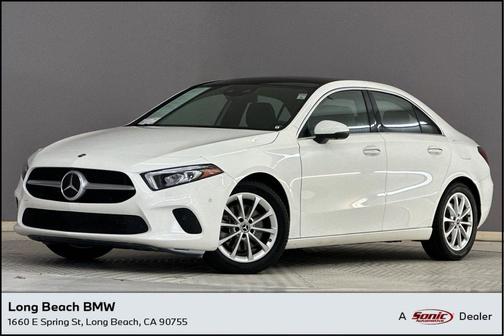 White 2019 Mercedes-Benz A-Class A 220