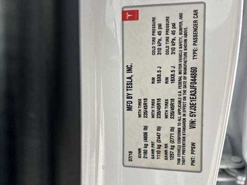 2018 Tesla Model 3 Long Range