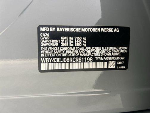 2024 BMW i7 eDrive50