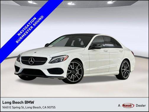 White 2018 Mercedes-Benz AMG C 43 4MATIC