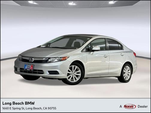 Silver 2012 Honda Civic EX-L