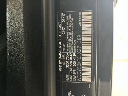 2017 Mercedes-Benz G-Class 4MATIC