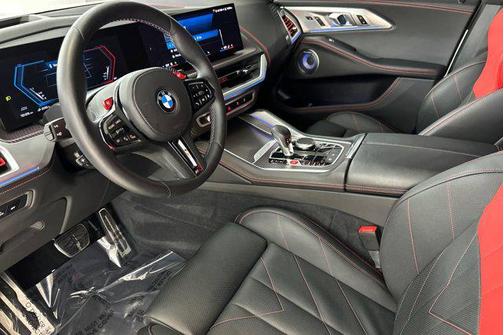 Mineral White Metallic 2025 BMW XM Label Red