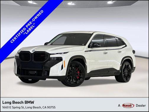 Mineral White Metallic 2025 BMW XM Label Red