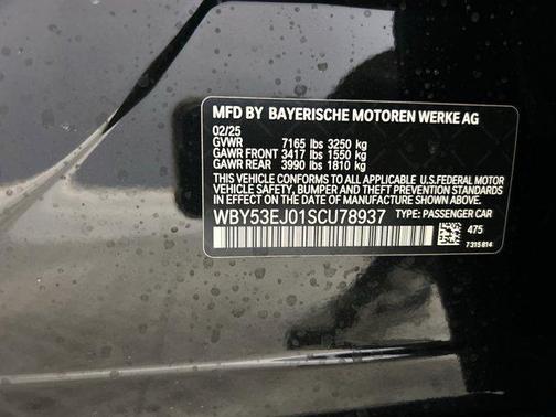 2025 BMW i7 xDrive60