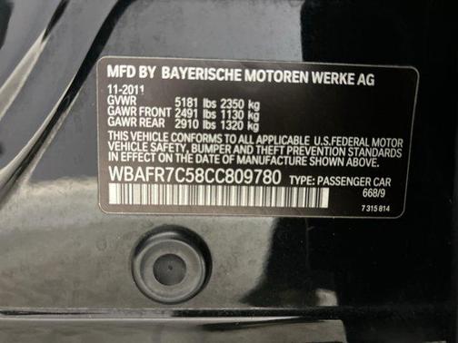 2012 BMW 535 535i