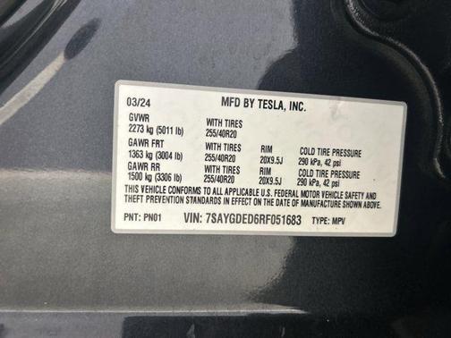 2024 Tesla Model Y Long Range Dual Motor All-Wheel Drive