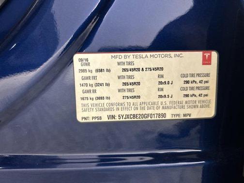 2016 Tesla Model X 90D