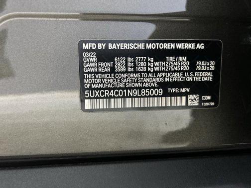2022 BMW X5 sDrive40i