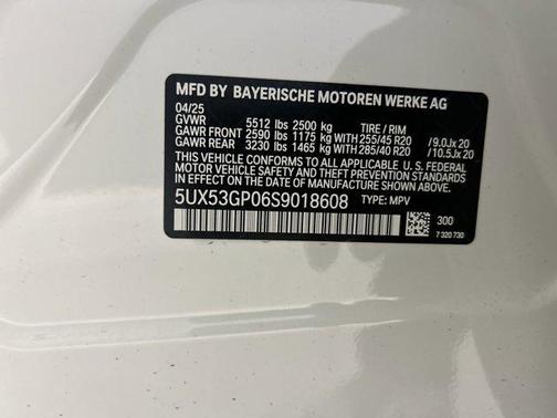2025 BMW X3 30 xDrive