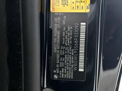 2008 BMW M3 Base