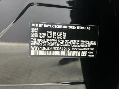 2024 BMW i7 eDrive50