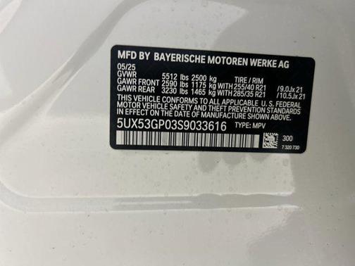 2025 BMW X3 30 xDrive