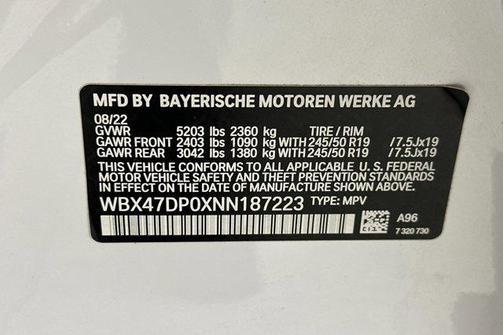 2022 BMW X3 sDrive30i
