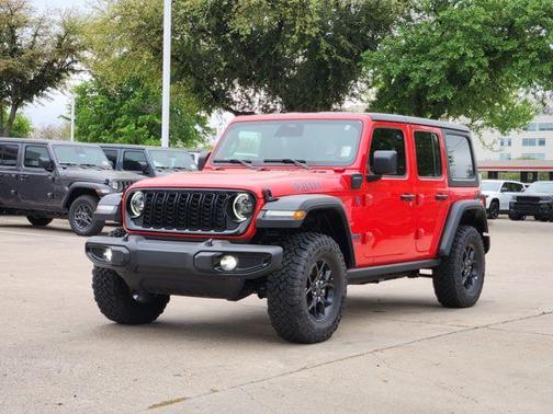 Firecracker Red 2025 Jeep Wrangler 4xe Willys
