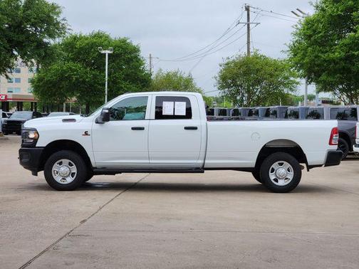 Bright White 2023 RAM 3500 Tradesman Crew Cab 4x4 8' Box