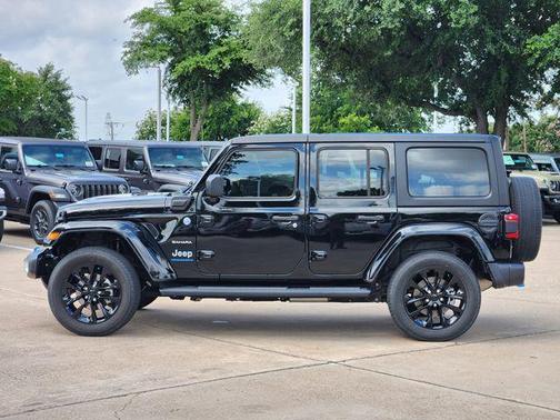 Black Clearcoat 2023 Jeep Wrangler 4xe Sahara