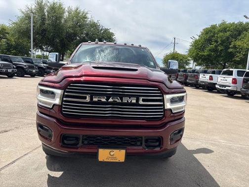 Delmonico Red Pearlcoat 2024 RAM 3500 Laramie Crew Cab 4x4 8' Box