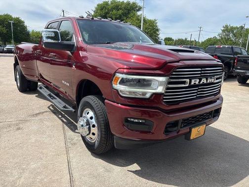 Delmonico Red Pearlcoat 2024 RAM 3500 Laramie Crew Cab 4x4 8' Box