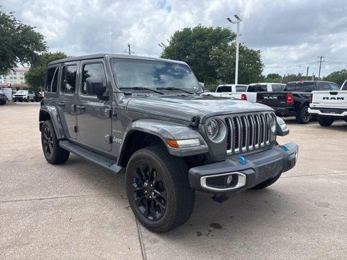 Sting-Gray Clearcoat 2023 Jeep Wrangler 4xe Sahara