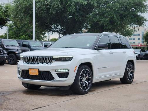 Bright White 2022 Jeep Grand Cherokee 4xe Summit Reserve