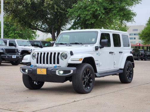 Bright White Clearcoat 2023 Jeep Wrangler 4xe Sahara