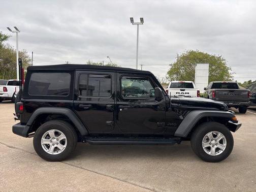 Black Clearcoat 2023 Jeep Wrangler Sport S