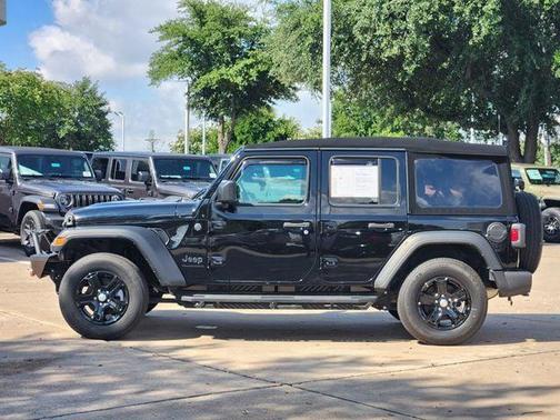 Black Clearcoat 2023 Jeep Wrangler Sport S