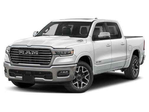 Bright White Clearcoat 2025 RAM 1500 Laramie