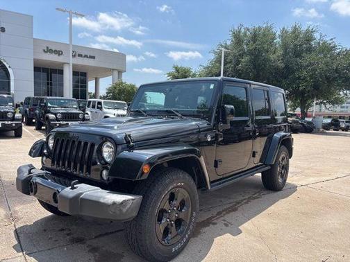 Black Clearcoat 2015 Jeep Wrangler Unlimited Altitude
