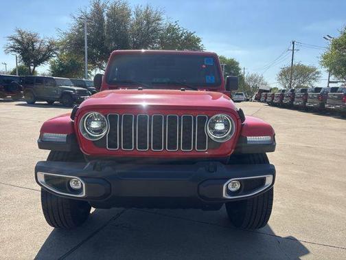 Firecracker Red Clearcoat 2025 Jeep Wrangler 4xe Sahara