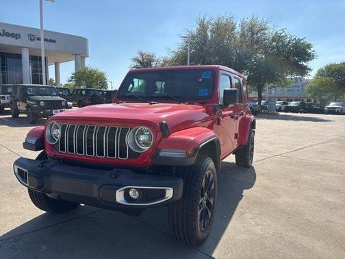 Firecracker Red Clearcoat 2025 Jeep Wrangler 4xe Sahara