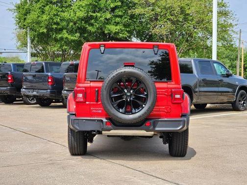 Firecracker Red Clearcoat 2025 Jeep Wrangler 4xe Sahara